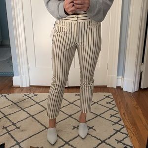Anthropologie Essential Slim striped pant
